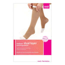 STOCKING, COMPRESSION DUAL LAYER CALF BGE 2XLG 30-40MMHG, 1/PR