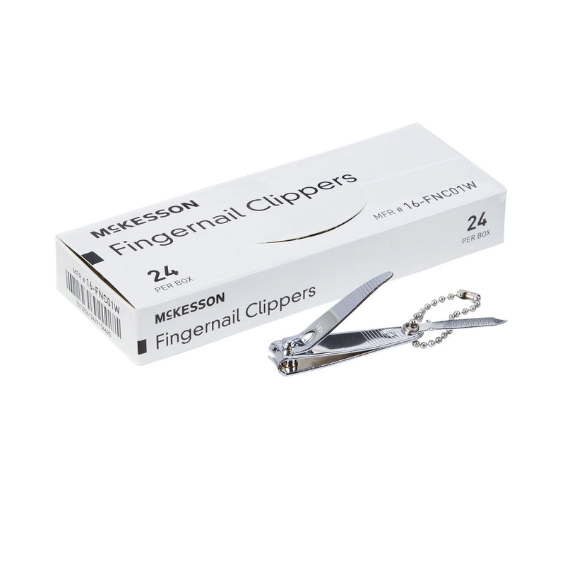 MCKESSON FINGERNAIL CLIPPERS, THUMB SQUEEZE LEVER, SOLD AS 24/BOX MCKESSON 16-FNC01J