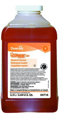 STRIDE® FLOOR CLEANER, SOLD AS 2/CASE LAGASSE DVS101109756