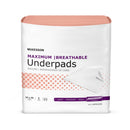 MCKESSON ULTIMATE BREATHABLE UNDERPADS, MAXIMUM PROTECTION, 24 X 36 INCH, SOLD AS 5/BAG MCKESSON UPMX2436