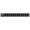 LABEL, TEMP REVERSIBLE 13PT HORIZONTAL 0-12C/32-54F (10/PK), 1/PK