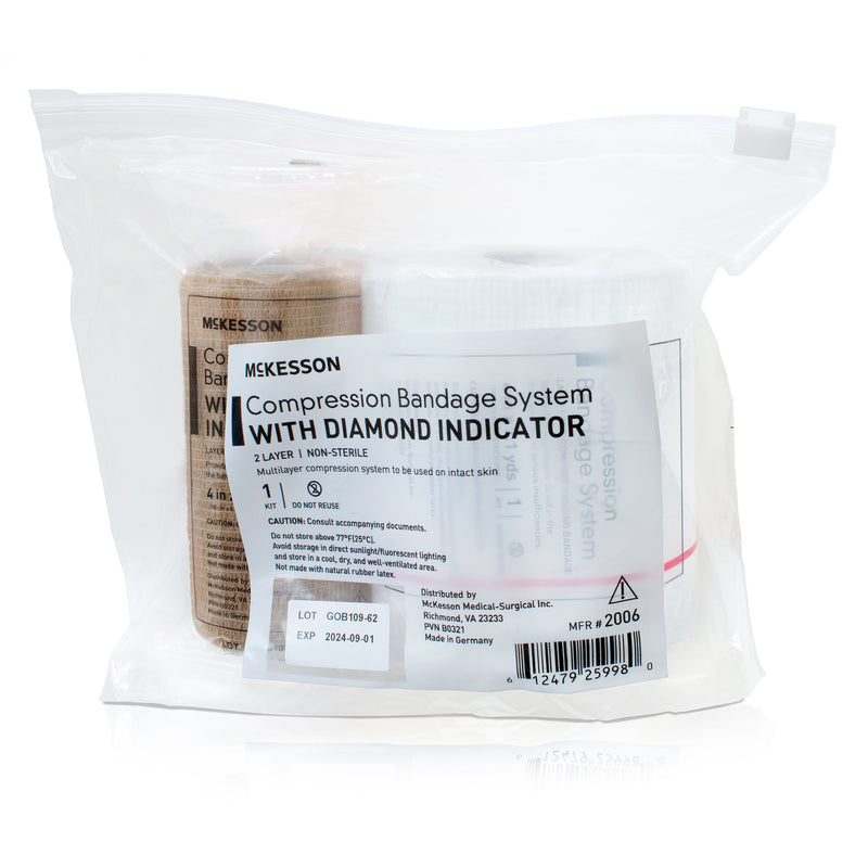 MCKESSON TWO-LAYER COMPRESSION BANDAGE SYSTEM, 4 INCH X 1 YARD, SOLD AS 8/CASE MCKESSON 2006