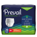 PREVAIL® DAILY UNDERWEAR EXTRA ABSORBENT UNDERWEAR, MEDIUM, SOLD AS 20/PACK FIRST PV-512