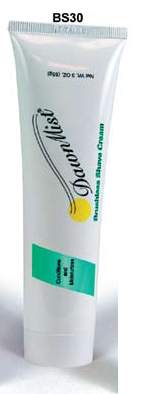DAWNMIST® SHAVING CREAM 3 OZ. TUBE, SOLD AS 144/CASE DONOVAN BS30