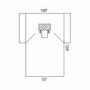 HALYARD STERILE THYROID EENT DRAPE, 100 X 72 X 124 INCH, SOLD AS 10/CASE O&M 89258