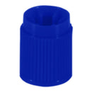 CAP, SCREW F/TUBE STAND TALL BLU 13MM (1000/PK 5PK/CS), 1000/PK