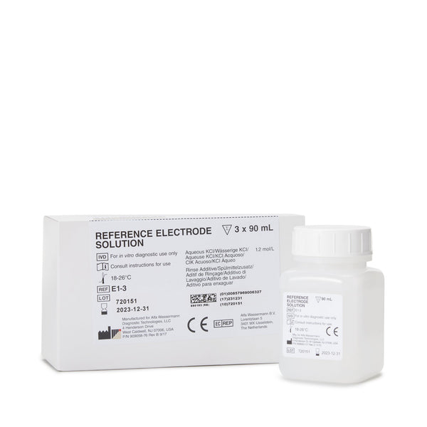 STARLYTE™ II REFERENCE ELECTRODE SOLUTION FOR USE WITH THE STARLYTE™ ANALYZER, SOLD AS 1/KIT ALFA E1-3
