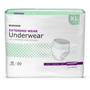 MCKESSON EXTENDED WEAR MAXIMUM ABSORBENCY UNDERWEAR, EXTRA LARGE, SOLD AS 12/BAG MCKESSON UWEXTXL