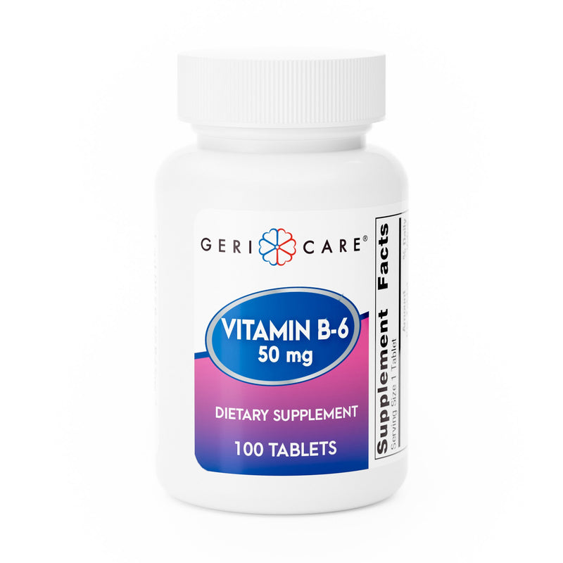 GERI-CARE® VITAMIN B-6 SUPPLEMENT, SOLD AS 12/CASE GERI-CARE 853-01-GCP