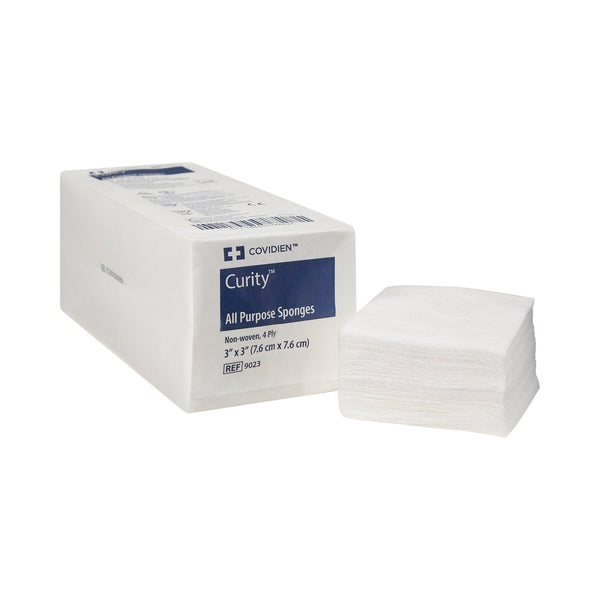 CURITY™ NONWOVEN SPONGE, 3 X 3 INCH, 4-PLY, SOLD AS 4000/CASE CARDINAL 9023