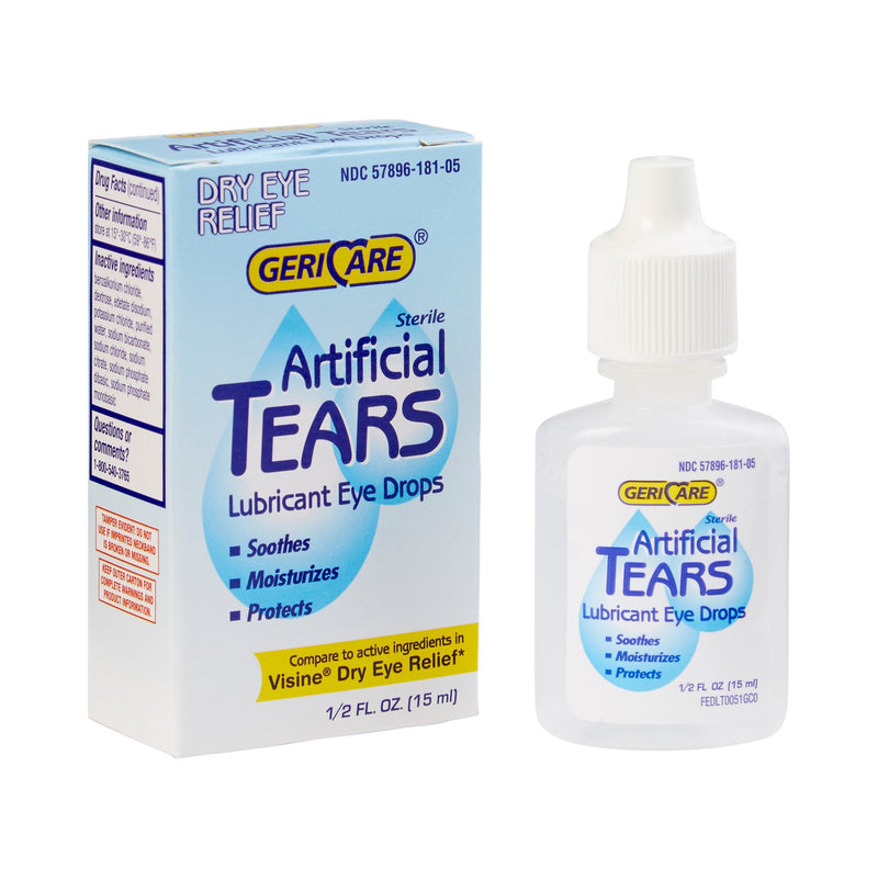 GERI-CARE EYE LUBRICANT EYE DROPS, SOLD AS 24/CASE GERI-CARE TRS-05-GCP
