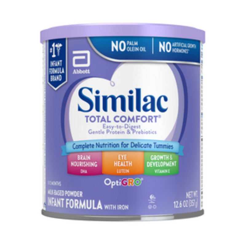 SIMILAC® TOTAL COMFORT™ POWDER INFANT FORMULA, 12 OZ. CAN, SOLD AS 1/EACH ABBOTT 62599
