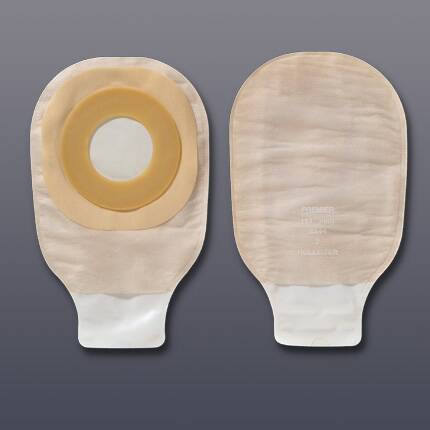 PREMIER™ FLEXTEND™ ONE-PIECE BEIGE COLOSTOMY POUCH, 9 INCH LENGTH, 1¾ INCH STOMA, SOLD AS 10/BOX HOLLISTER 8649
