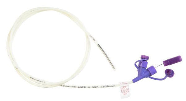 Cardinal Health Kangaroo Nasogastric Feeding Tubes With Standard Tip Tube Feeding Nasogas 5G 10Fr55L Stylet 10/Cs -8884721055