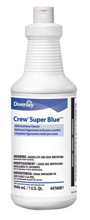 CREW® SUPER BLUE™ MILD ACID TOILET BOWL CLEANER, CITRUS SCENT, 32 OZ., SOLD AS 12/CASE LAGASSE DVO94476081