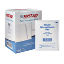 AMERICAN® WHITE CROSS NONADHERENT DRESSING, 3 X 4 INCH, SOLD AS 1200/CASE DUKAL 7575033