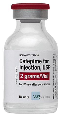 CEFEPIME HCI INJ SDV 50ML, 2GM/VL, 10/BX, SOLD AS BOX INSOURCE, 10000061
