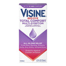 VISINE RED EYE TOTAL COMFORT MULTI-SYMPTOM EYE DROPS, SOLD AS 1/EACH J 69968036001