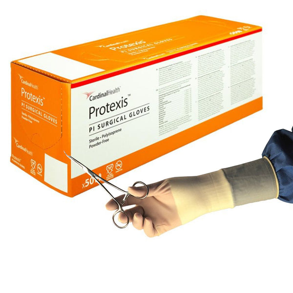 PROTEXIS™ PI POLYISOPRENE SURGICAL GLOVE, SIZE 8.5, IVORY, SOLD AS 50/BOX CARDINAL 2D72PT85X