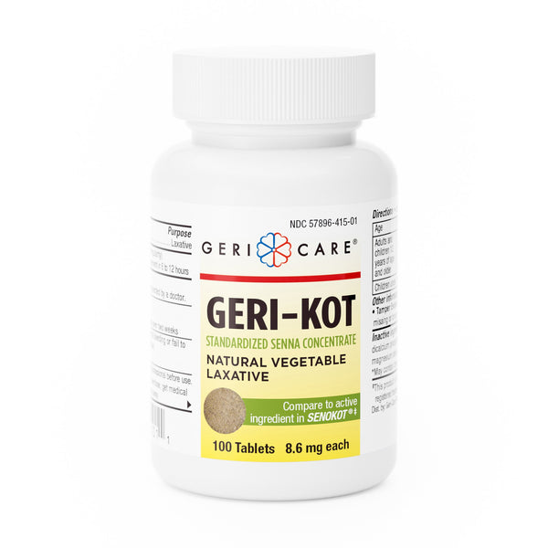 GERI-CARE® GERI-KOT SENNA CONCENTRATE NATURAL VEGETABLE LAXATIVE, SOLD AS 12/CASE GERI-CARE 451-01-GCP