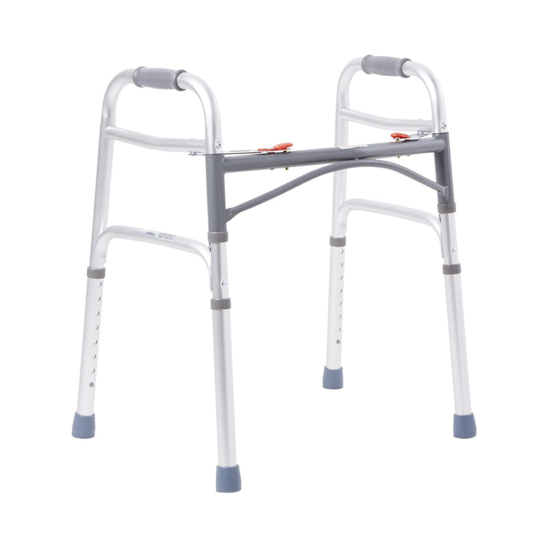 MCKESSON JUNIOR ALUMINUM FOLDING WALKER, 25 – 32 INCH HEIGHT, SOLD AS 1/EACH MCKESSON 146-10201-4