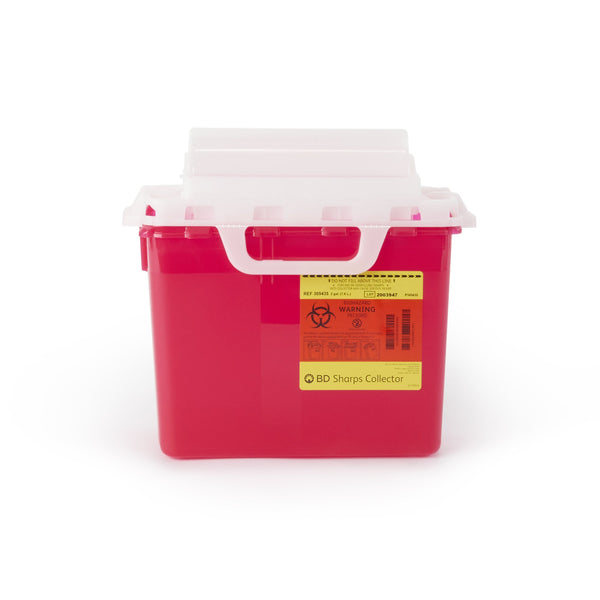 BD MULTI-PURPOSE SHARPS CONTAINER, 12-1/2 X 10-7/10 X 6 INCH, SOLD AS 1/EACH BD 305435