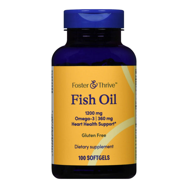 FOSTER & THRIVE™ FISH OIL 1200 MG SOFTGELS, SOLD AS 1/BOTTLE MCKESSON 01093995739