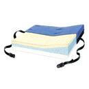 SKIL-CARE™ SEAT CUSHION, 18 IN. W X 16 IN. D X 3.5 - 5 IN. H, GEL / FOAM, BLUE, NON-INFLATABLE, SOLD AS 1/EACH SKIL-CARE 756010