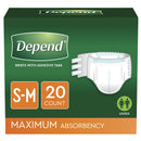 DEPEND® FRESH PROTECTION™ MAXIMUM ABSORBENCY UNDERWEAR, SMALL / MEDIUM, SOLD AS 60/CASE KIMBERLY 35456