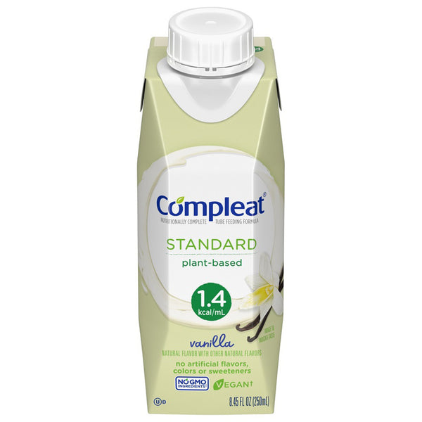 COMPLEAT® STANDARD 1.4 PLANT-BASED TUBE FEEDING FORMULA, VANILLA, 8.45-OZ., SOLD AS 24/CASE NESTLE 00043900540672