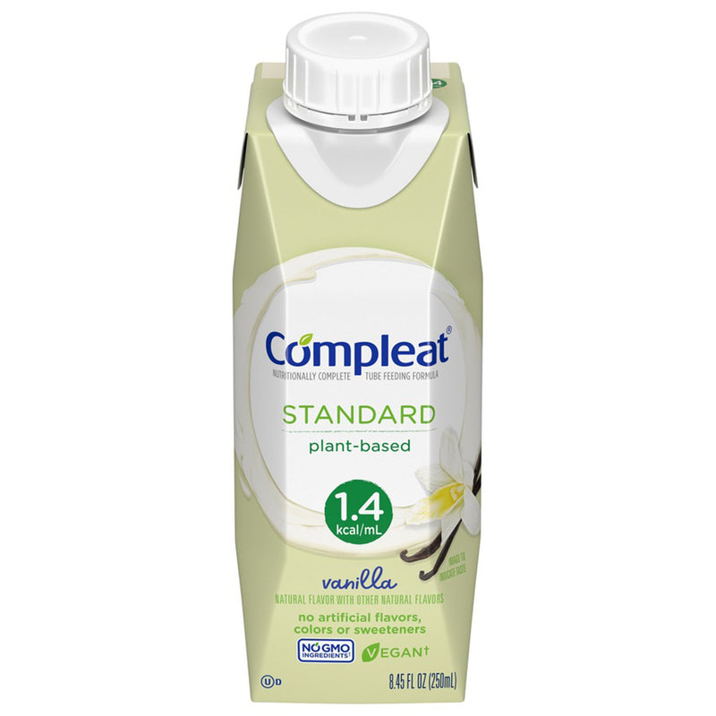 COMPLEAT® STANDARD 1.4 PLANT-BASED TUBE FEEDING FORMULA, VANILLA, 8.45-OZ., SOLD AS 24/CASE NESTLE 00043900540672