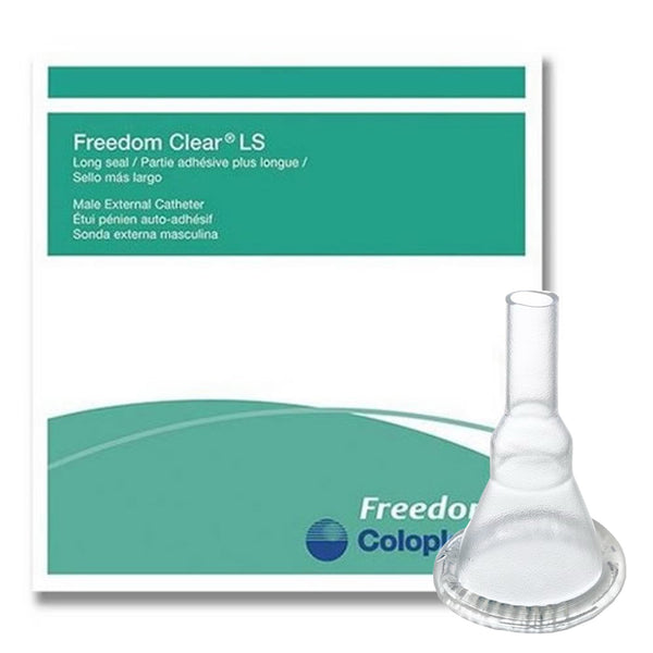 FREEDOM CLEAR® LS MALE EXTERNAL CATHETER, SMALL, SOLD AS 100/BOX COLOPLAST 5190