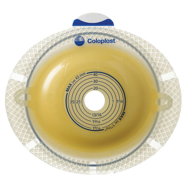 SENSURA® FLEX XPRO OSTOMY BARRIER, TRIM TO FIT 15 – 53 MM, YELLOW MATCH, SOLD AS 5/BOX COLOPLAST 11308