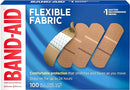 FABRIC ADHESIVE BANDAGE, ¾" X 3", 100/BX, SOLD AS BOX AMD-MEDICOM 10000212
