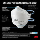 3M™ Psd Aura™ Particulate Respirator. Mask Respirator N95 Whtaura 20/Bx 12Bx/Cs, Case