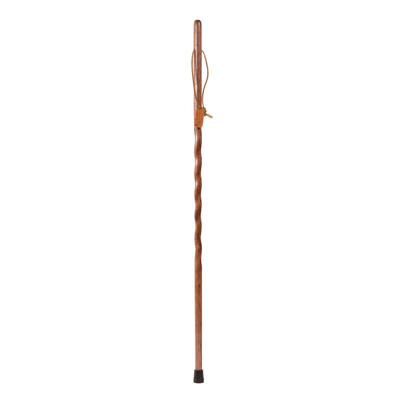 BRAZOS™ TWISTED OAK BACKPACKER HANDCRAFTED WALKING STICK, 48-INCH HEIGHT, RED, SOLD AS 1/EACH MABIS 602-3000-1009
