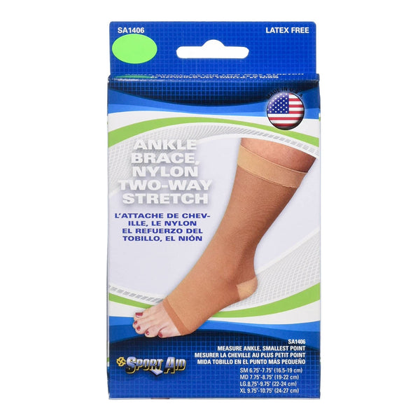 SPORT AID PULL-ON ANKLE SUPPORT, MEDIUM, SOLD AS 1/EACH SCOTT SA1406 MED