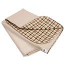 Beck's Classic Reusable Underpad, Autumn Beige Plaid, Heavy Absorbency, 34 x 36", 12/DZ