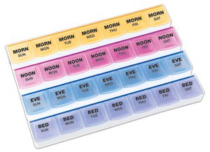 APEX® MEDIPLANNER® PILL ORGANIZER, SOLD AS 1/EACH APEX-CAREX 70069B