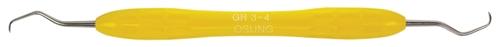 Dental Curette, Gracey, Rigid, Autoclavable Silicone Handle, GR 3-4 - Osung USA