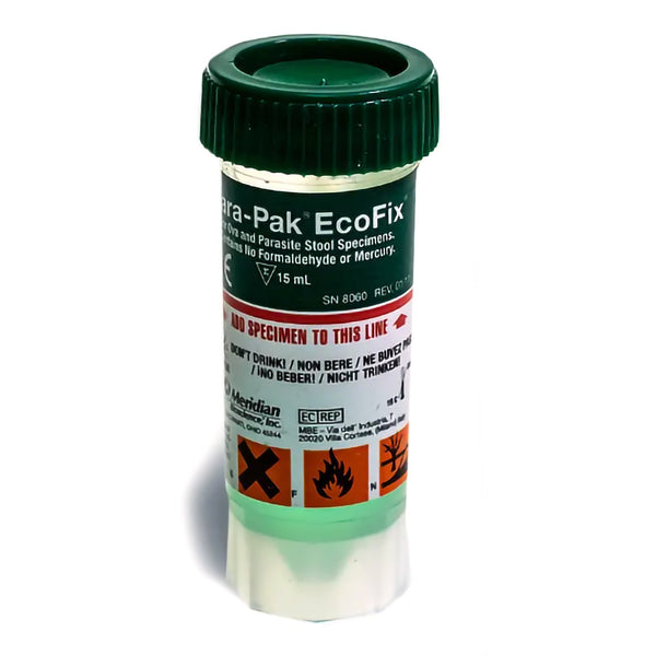 ECOFIX® (SINGLE VIAL) STOOL SPECIMEN CONTAINER, SOLD AS 120/CASE MERIDIAN 901312