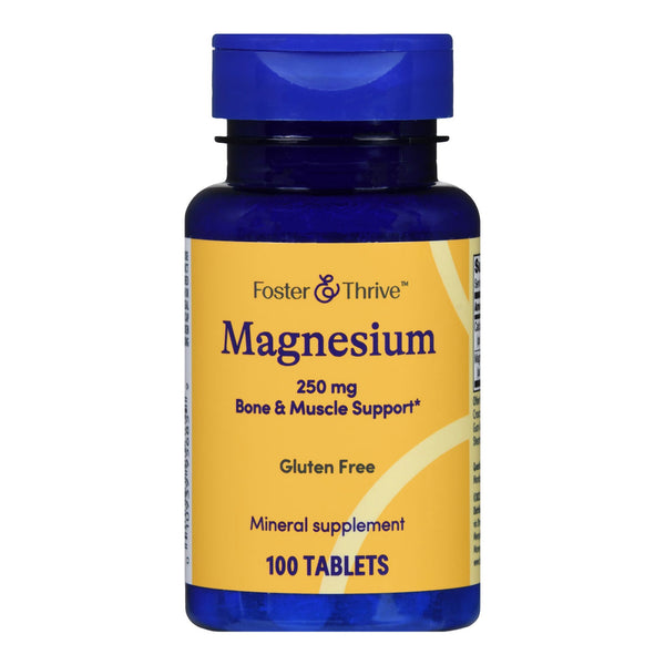 FOSTER & THRIVE™ MAGNESIUM 250 MG TABLETS, SOLD AS 1/BOTTLE MCKESSON 01093995685
