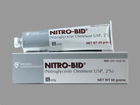 NITRO-BID OINTMENT 2%, 60GM TUBE, SOLD AS EACH INSOURCE, 10000061