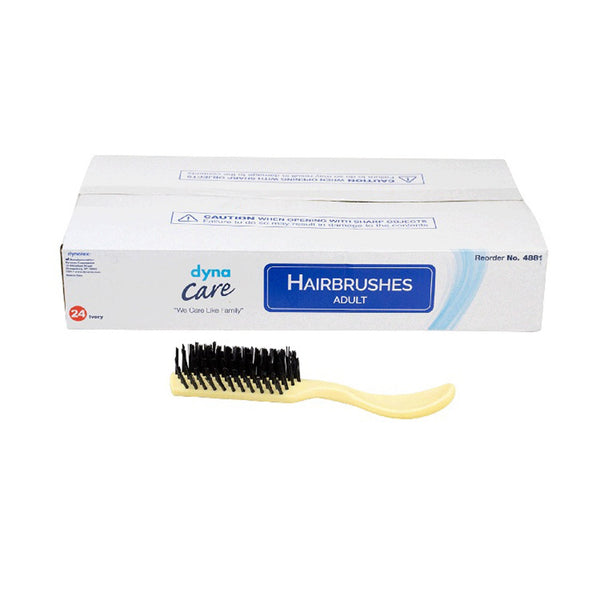 DYNAREX® NYLON BRISTLE HAIRBRUSH, SOLD AS 24/BOX DYNAREX 4881