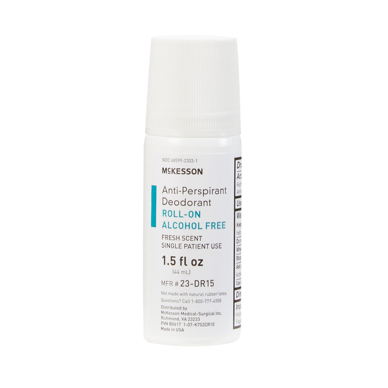 MCKESSON ANTIPERSPIRANT / DEODORANT, FRESH SCENT, 1.5 OZ ROLL-ON, SOLD AS 96/CASE MCKESSON 23-DR15