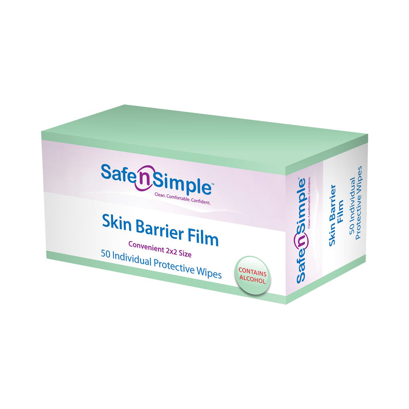 SAFE N SIMPLE™ SKIN BARRIER WIPE, SOLD AS 1/BOX SAFE SNS81851