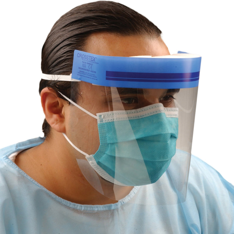 CROSSTEX® WRAPAROUND FACE SHIELD, SOLD AS 288/CASE SPS GCSS