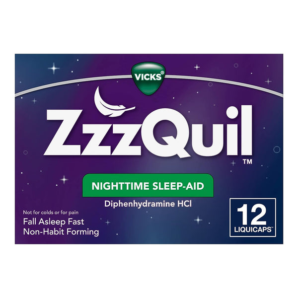 ZZZQUIL™ NIGHTTIME SLEEP-AID LIQUICAPS, SOLD AS 12/CARTON PROCTER 32390003802