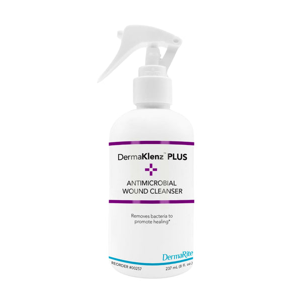 DERMARITE'S DERMAKLENZ PLUS WOUND CLEANSER - SPRAY BOTTLE, 8 OZ., SOLD AS 6/CASE DERMARITE 00257