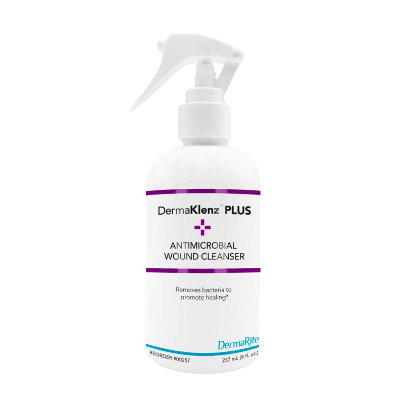 DERMARITE'S DERMAKLENZ PLUS WOUND CLEANSER - SPRAY BOTTLE, 8 OZ., SOLD AS 6/CASE DERMARITE 00257